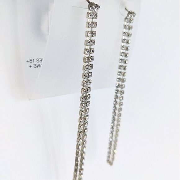 CRYSTAL Earrings Special Occasion Earings - Picture 1 of 4